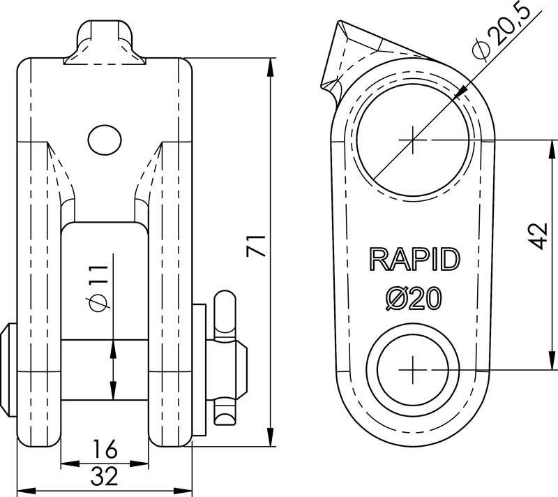 joint de fourche Rapid H519
