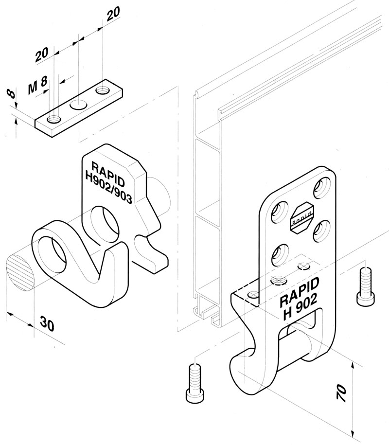 charnière Rapid H902