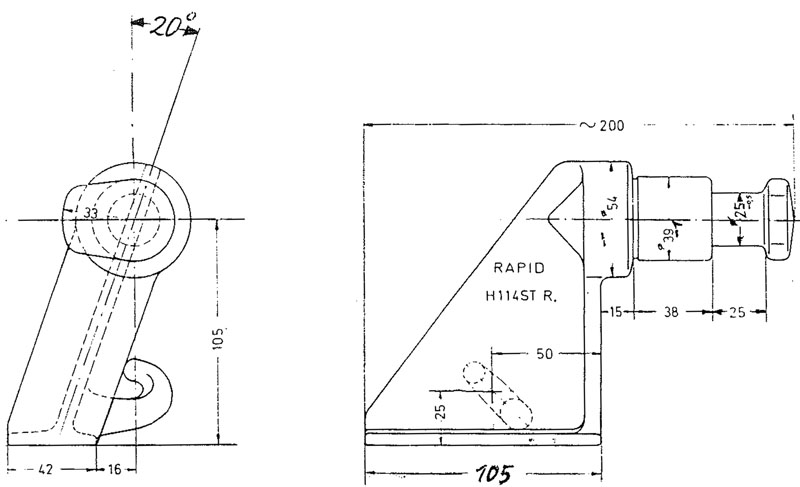 tourillon Rapid H114ST