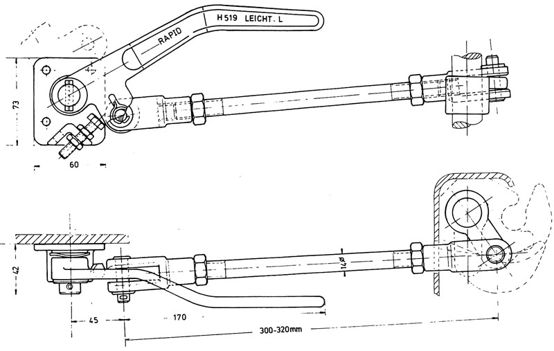 tendeur excentrique Rapid H519 léger
