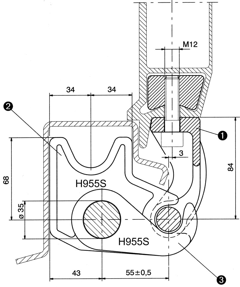 charnière Rapid H956