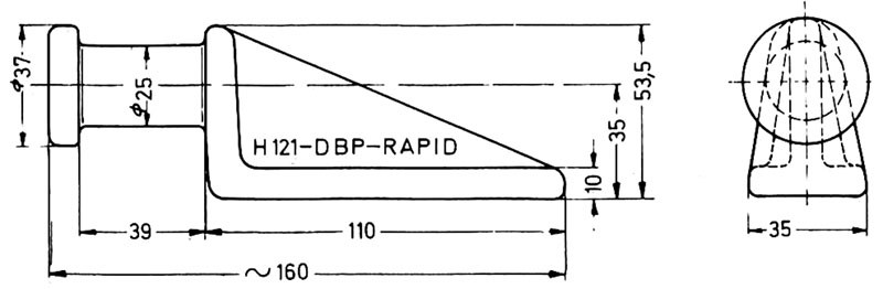 tourillon Rapid H121