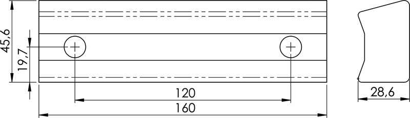 plaque filetée Rapid H956
