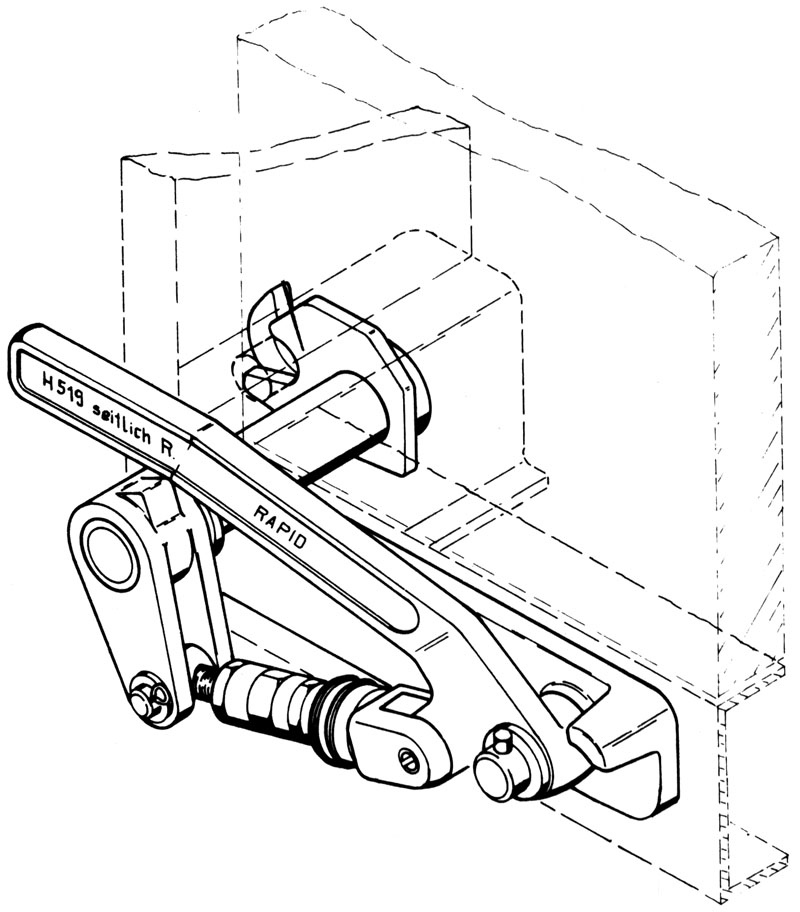 tendeur excentrique Rapid H519 latéral