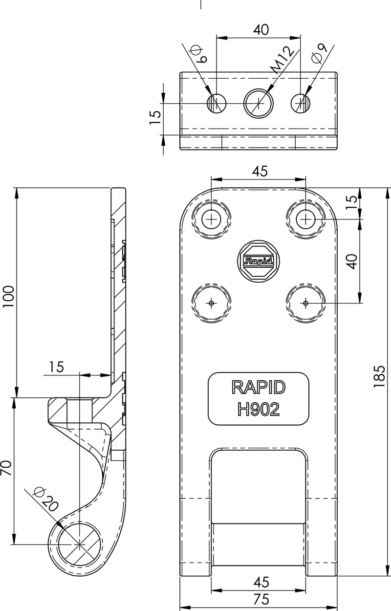 charnière Rapid H902
