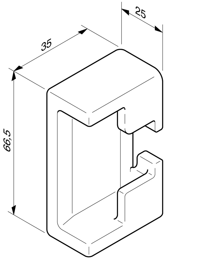 gâche de rancher Record H206N-LF