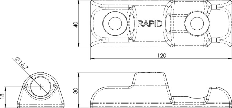 support Rapid TIR à souder