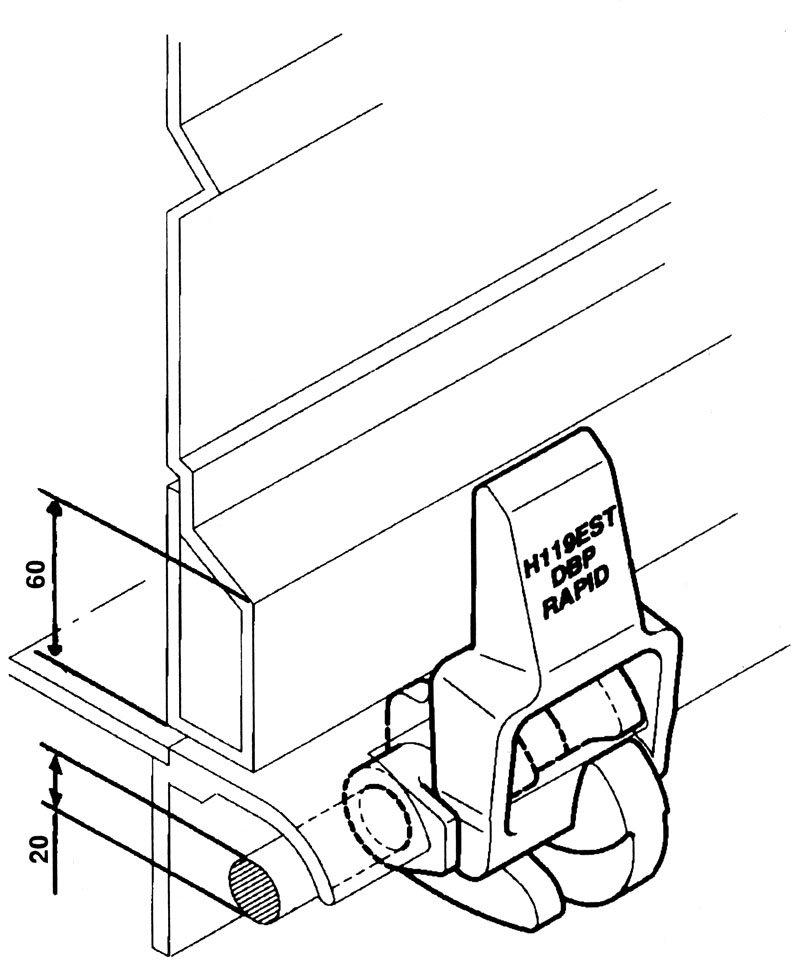 charnière Rapid H119EST