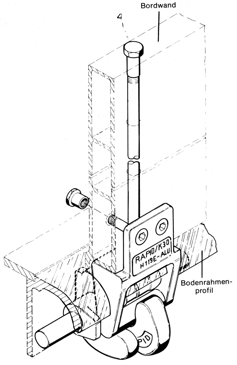 charnière Rapid H119E Alu-K30/13