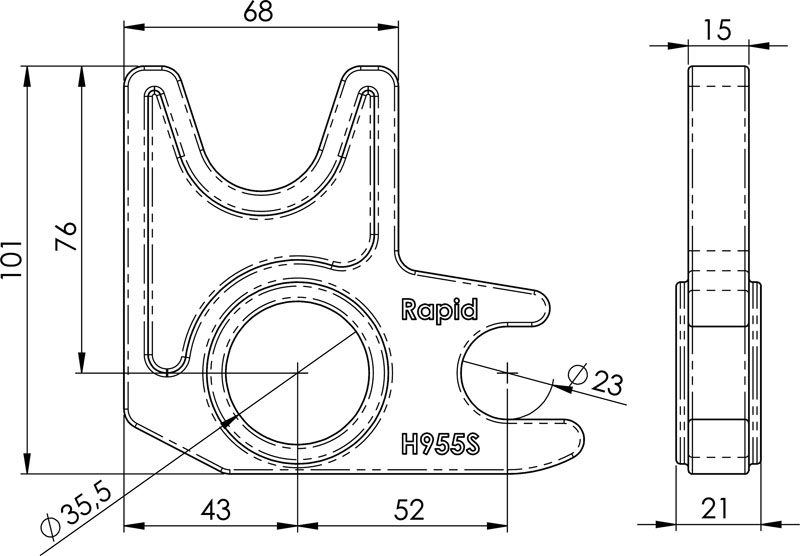 support Rapid H955 / H956