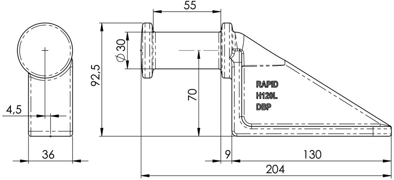 tourillon Rapid H120