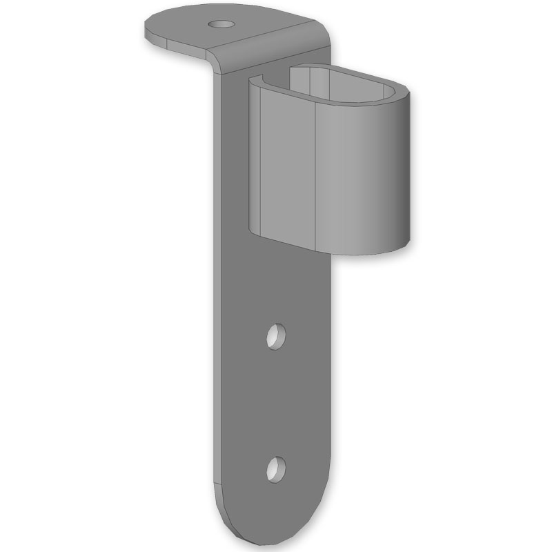 gâche H400 à riveter - incliné