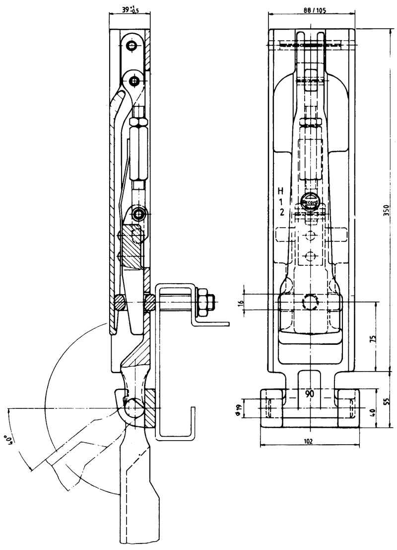 fermeture de rancher Record H12