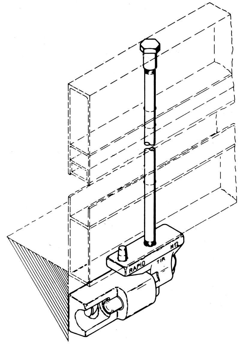 gond Rapid TIR avec broche de verrouillage