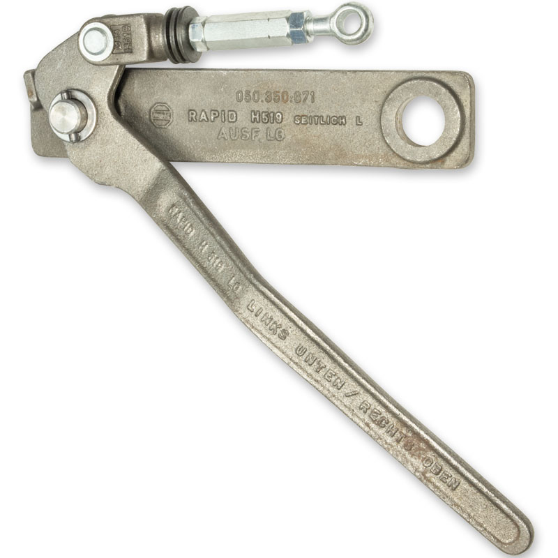 tendeur excentrique Rapid H519 latéral - levier long dessous